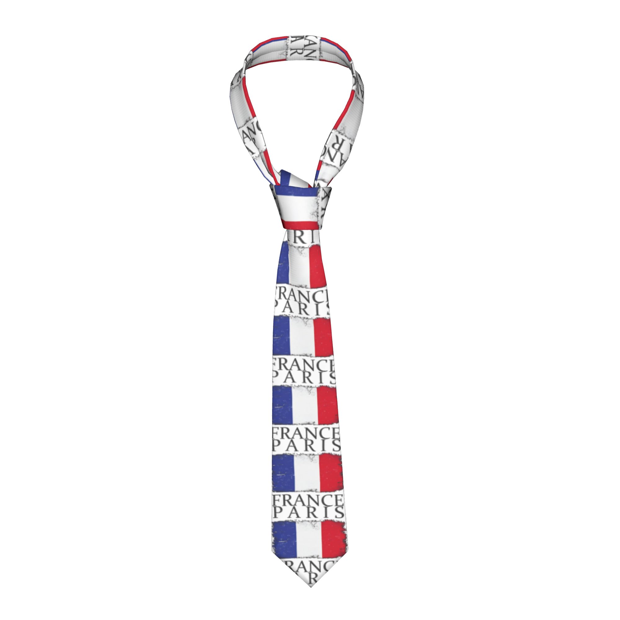 Men'S Accessories Paris - เนคไทผู้ชาย ลายธงชาติฝรั่งเศส เมืองหลวงฝรั่งเศส ปารีส สำหรับนักท่องเที่ยวชาวฝรั่งเศส เนคไทแฟชั่นเท่ๆ