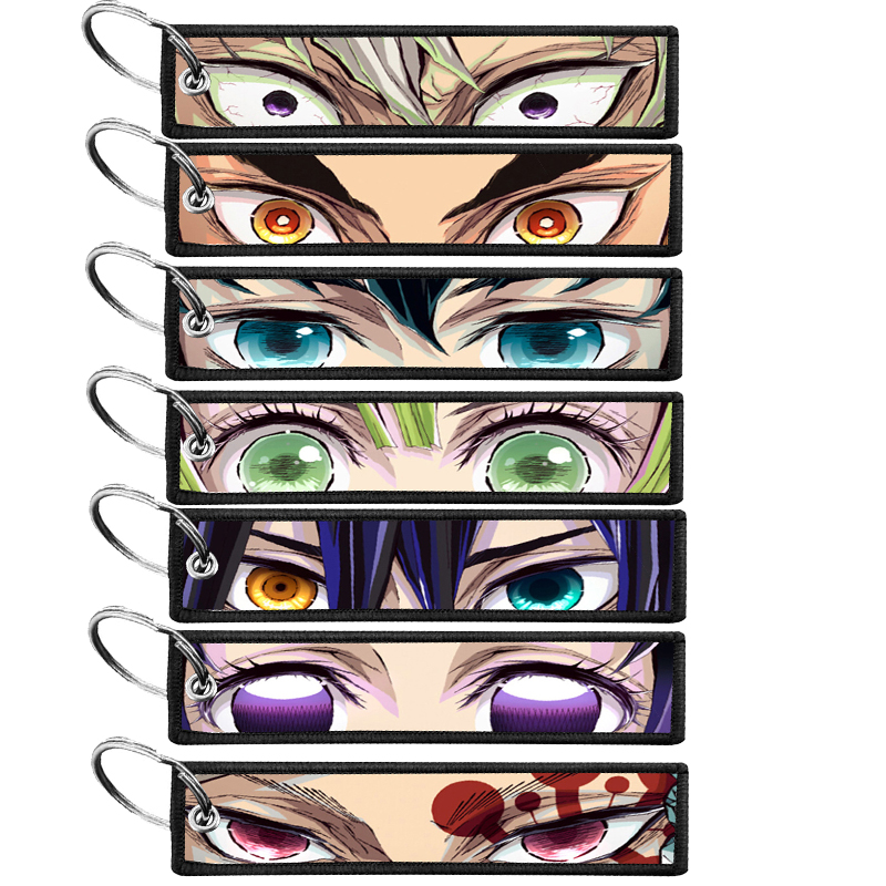 Men Accessories Bag - พวงกุญแจลายการ์ตูนอนิเมะ Demon Slayers 1 ชิ้น สำหรับผู้ชาย