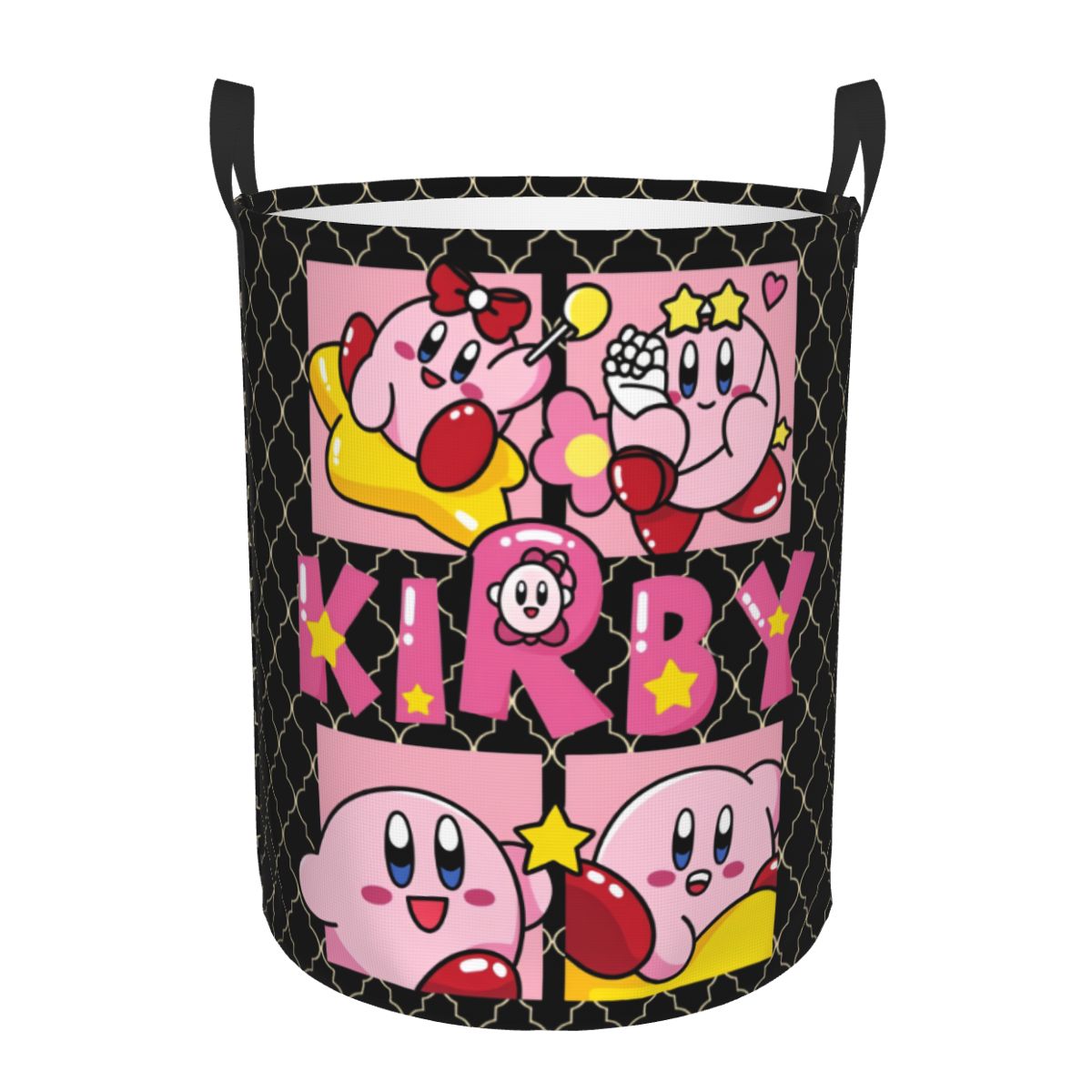 Men Accessories Hamper - อะนิเมะ K-Kirbys ตะกร้าใส่ผ้าขนาดใหญ่ ตะกร้าเก็บของ การ์ตูน เกม