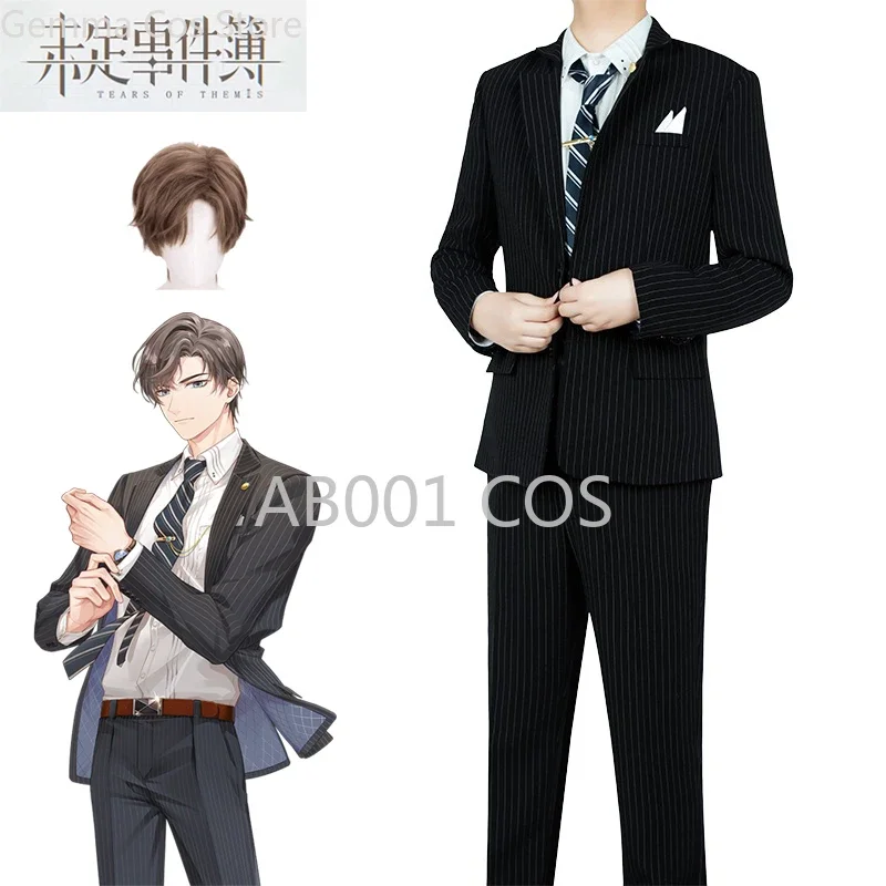 Tie Clip Set - ชุดคอสเพลย์เทมิส ทาร์ม วิง พร้อมวิกผม เข็มกลัด เข็มขัด