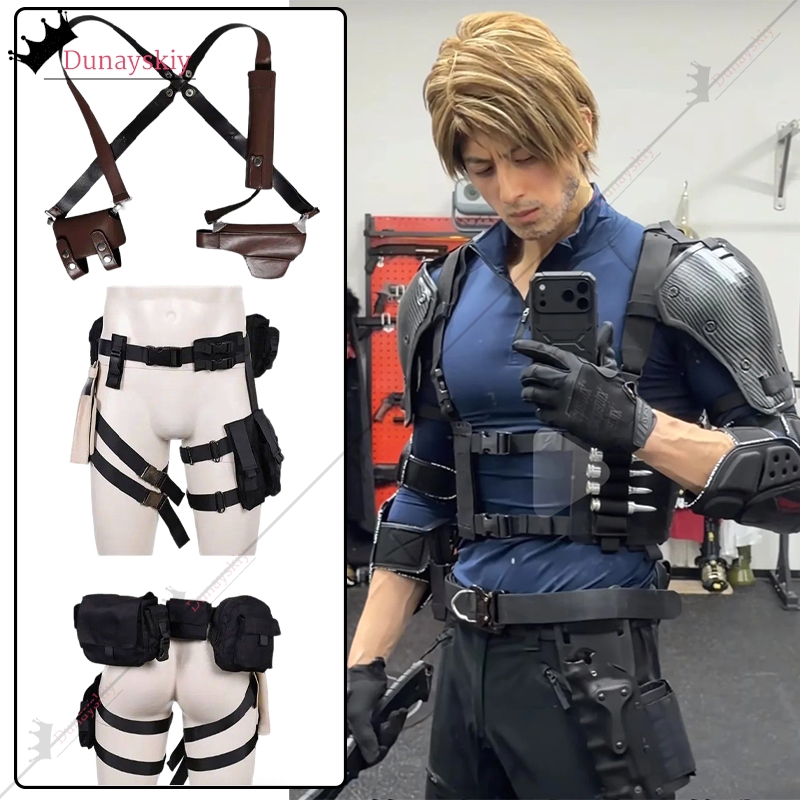 Men'S Accessories Japan - แฟนตาเซีย ลีออน สกอตต์ชุดคอสเพลย์ สายคาดเอว ซองใส่ปืน เกม