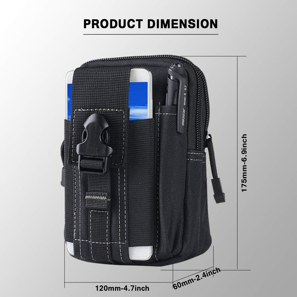 กระเป๋าคาดเอวแบบยุทธวิธี Molle - Men Accessories Box บทวิจารณ์และราคา
