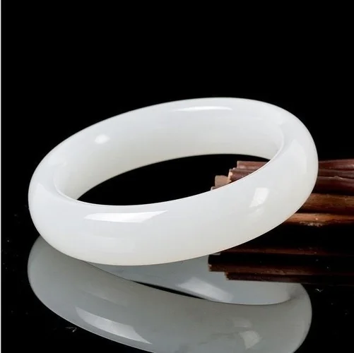 ของแท้หยกสีขาวธรรมชาติสร้อยข้อ - Men Accessories For Hand บทวิจารณ์และราคา