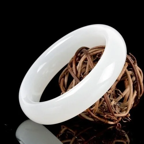 ของแท้หยกสีขาวธรรมชาติสร้อยข้อ - Men Accessories For Hand บทวิจารณ์และราคา