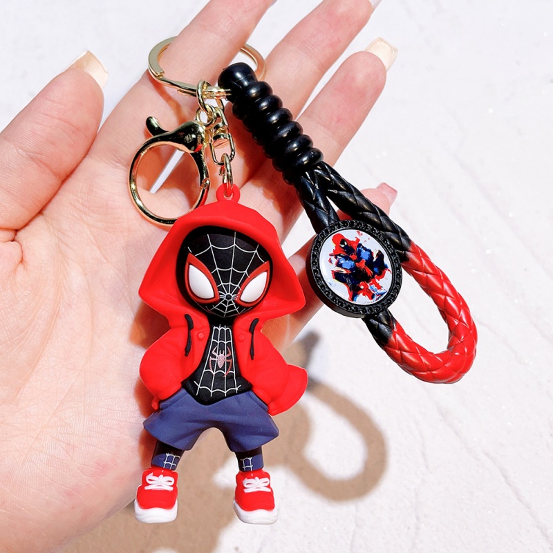 พวงกุญแจซิลิโคนการ์ตูนสไปเดอร์ - Men Accessories Bag บทวิจารณ์และราคา
