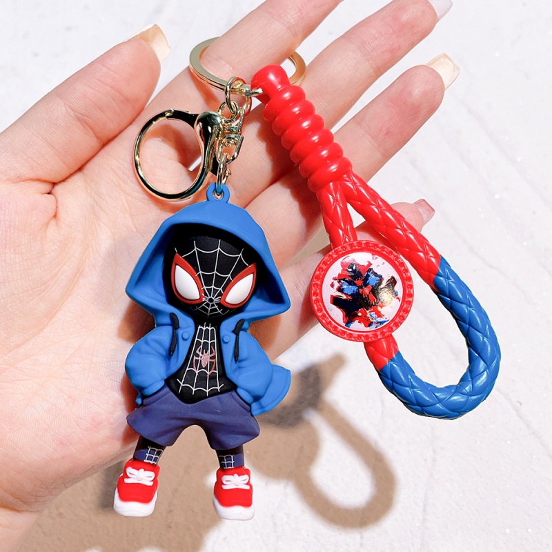 พวงกุญแจซิลิโคนการ์ตูนสไปเดอร์ - Men Accessories Bag บทวิจารณ์และราคา
