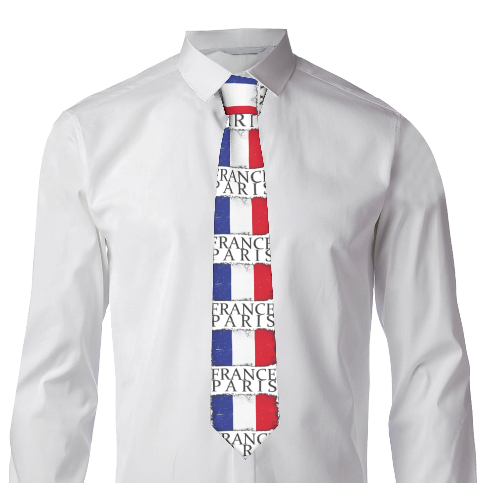เนคไทผู้ชาย ลายธงชาติฝรั่งเศส  - Men'S Accessories Paris บทวิจารณ์และราคา