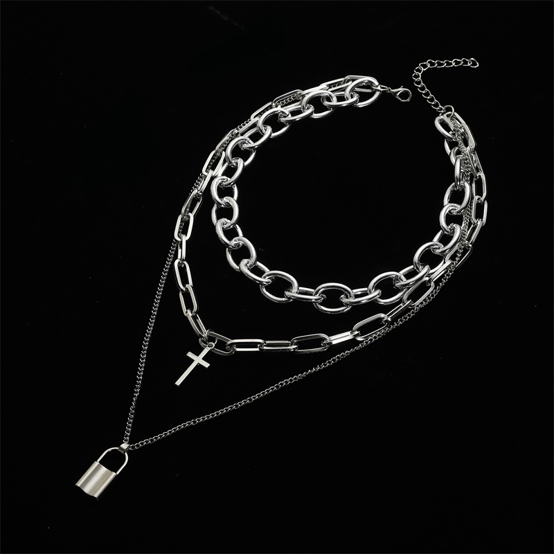FNQUFUJ Layered Grunge Aesthet - Men Accessories Aesthetic บทวิจารณ์และราคา
