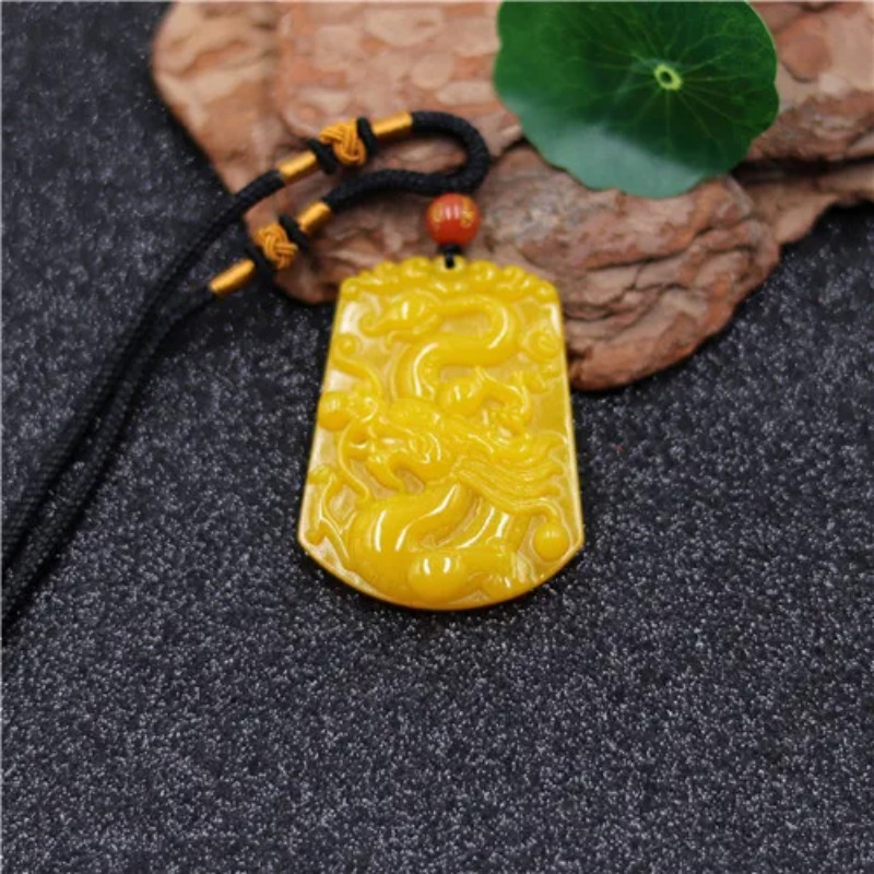 ขายส่งจีนสีเหลืองหยกมังกรจี้หย - Men Accessories For Hand บทวิจารณ์และราคา