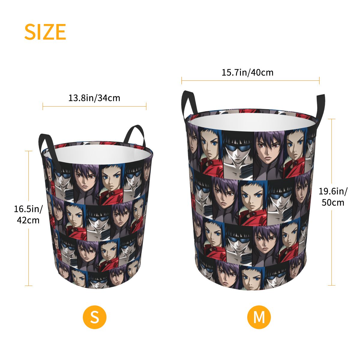 ตะกร้าใส่ผ้า Ghost In The Shel - Men Accessories Hamper บทวิจารณ์และราคา
