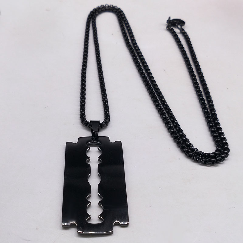 สร้อยคอจี้มีดโกธิคสำหรับผู้ชาย - Men Accessories Aesthetic บทวิจารณ์และราคา
