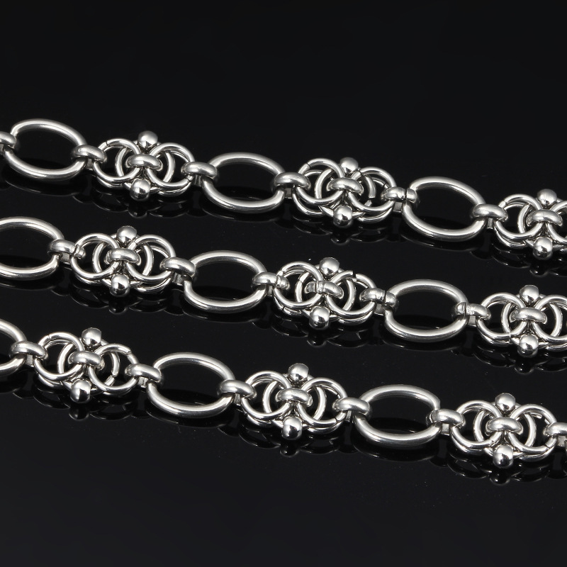ใหม่Hip Hop 316LสแตนเลสDIYสร้อ - Men Accessories Aesthetic บทวิจารณ์และราคา