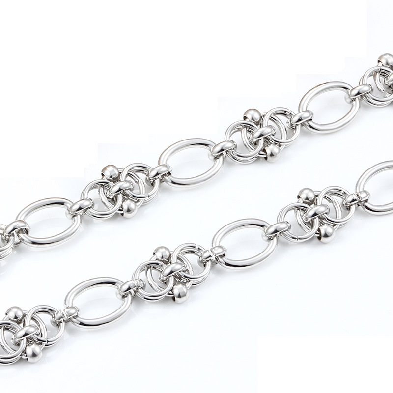 ใหม่Hip Hop 316LสแตนเลสDIYสร้อ - Men Accessories Aesthetic บทวิจารณ์และราคา