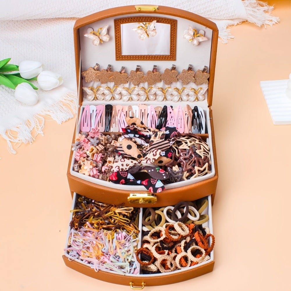 ชุดอุปกรณ์เสริมผมเด็กผู้หญิงแบ - Tie Clip Set บทวิจารณ์และราคา