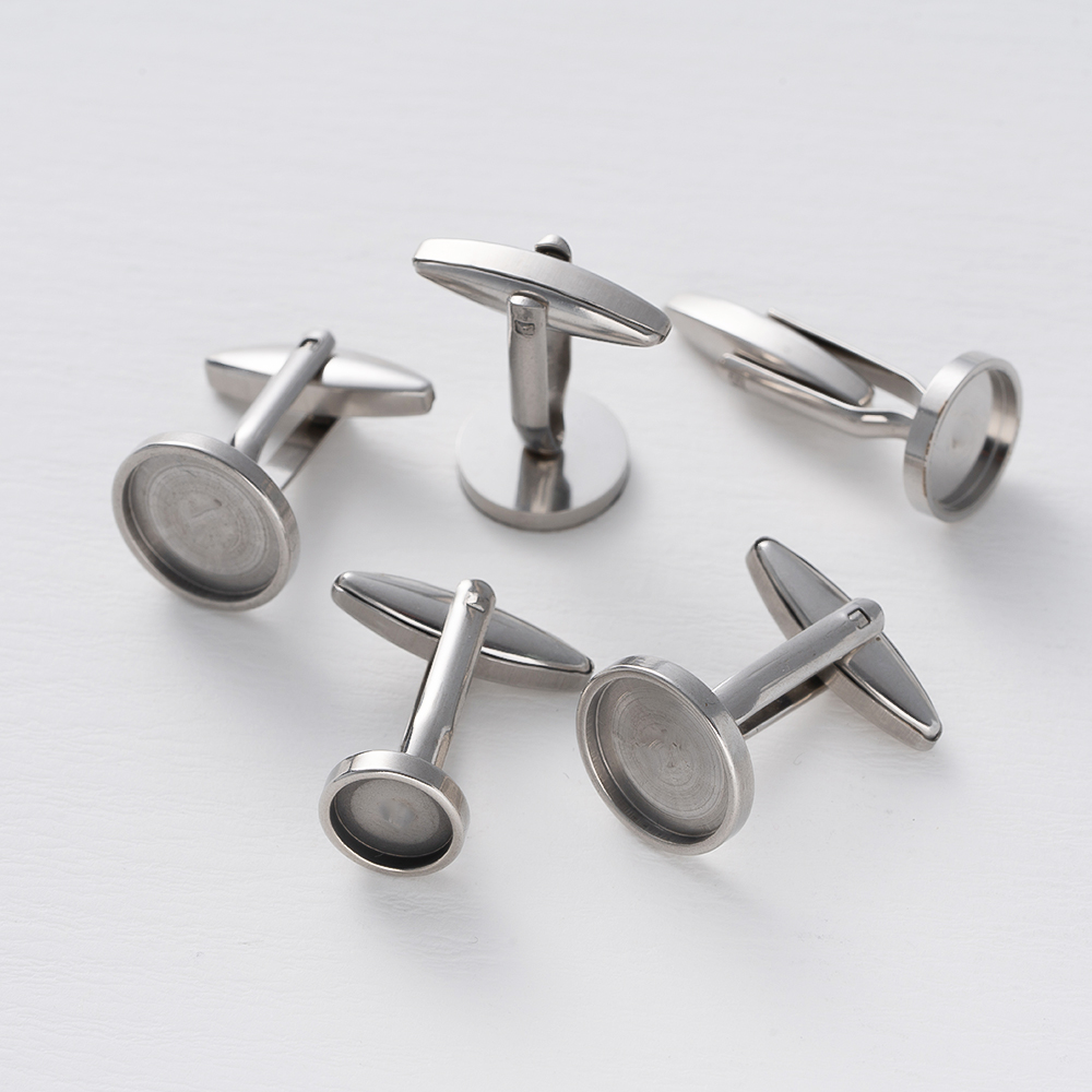 ตัวเรือนกระดุมข้อมือสแตนเลส 5  - Men'S Accessories Rings บทวิจารณ์และราคา