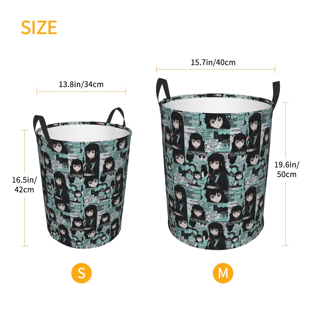 ตะกร้าใส่ผ้า Demon Slayer Muic - Men Accessories Hamper บทวิจารณ์และราคา