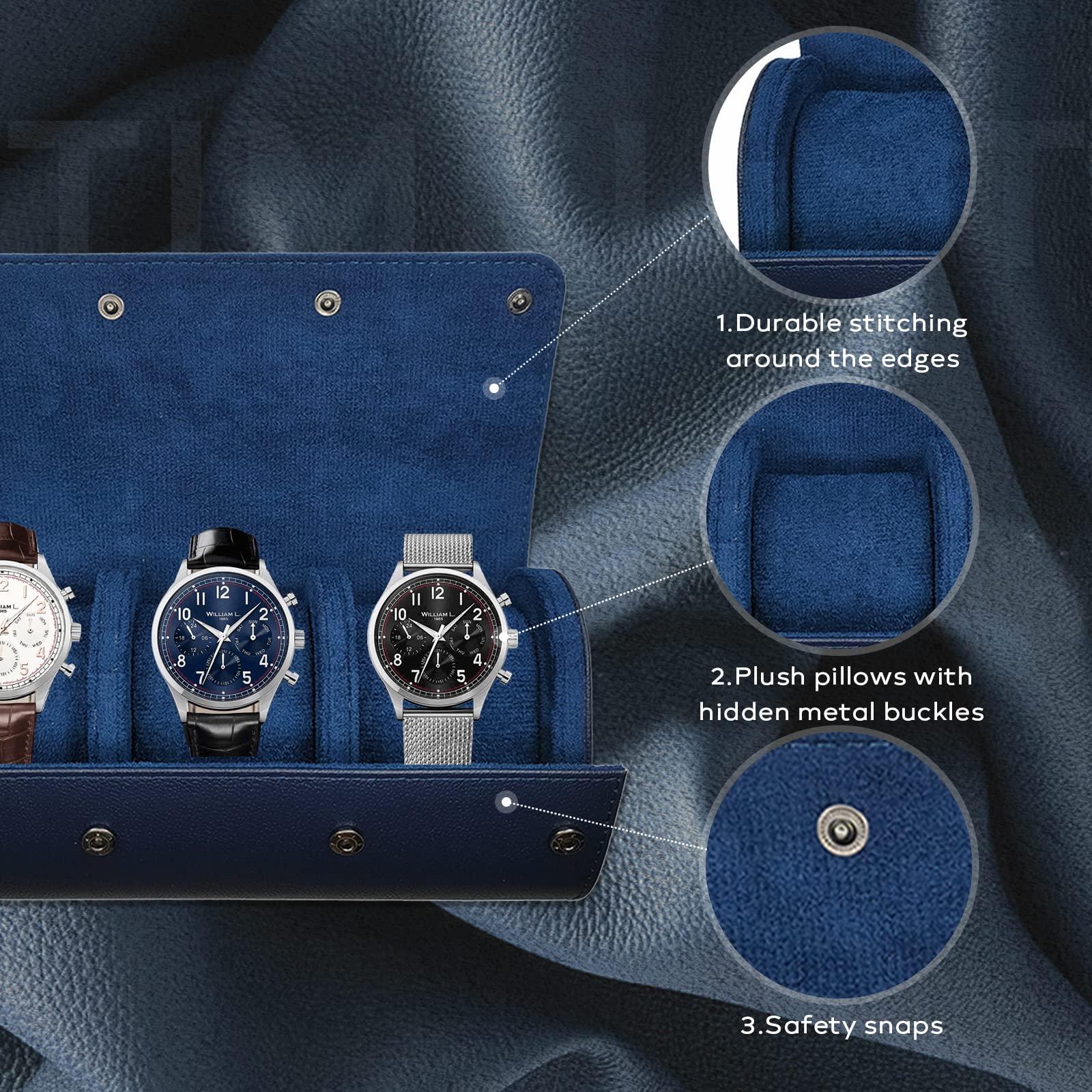 กล่องใส่นาฬิกาสำหรับเดินทาง -  - Men Accessories Box บทวิจารณ์และราคา