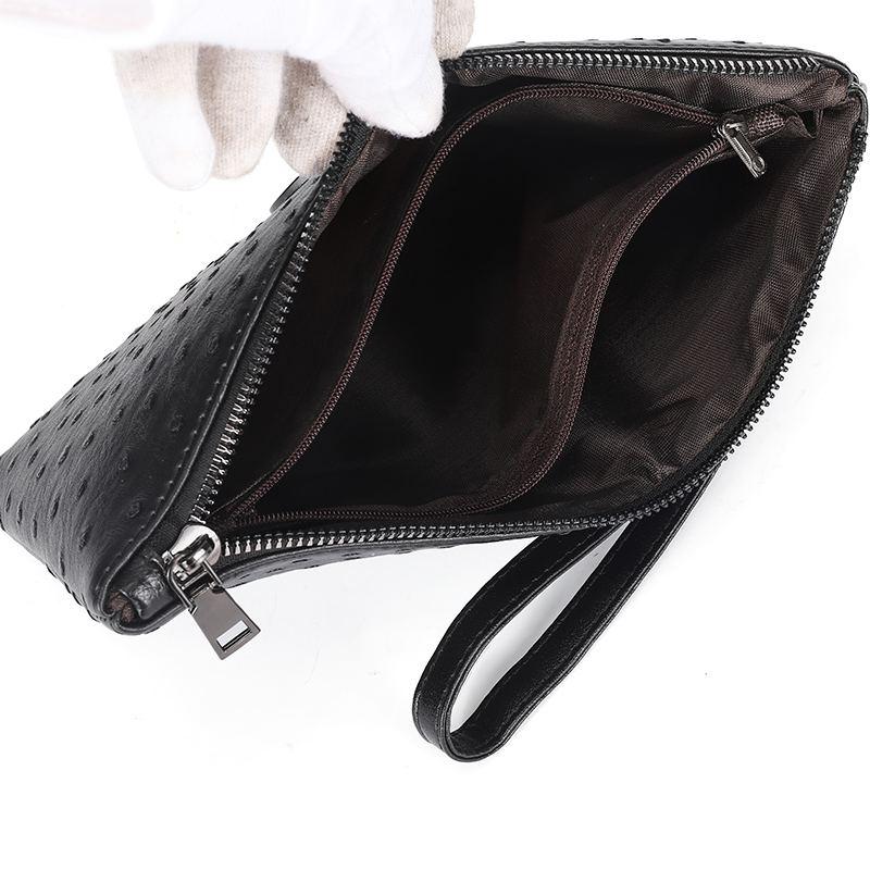 รูปแบบนกกระจอกเทศสีดําสีน้ําตา - Men Accessories Box บทวิจารณ์และราคา