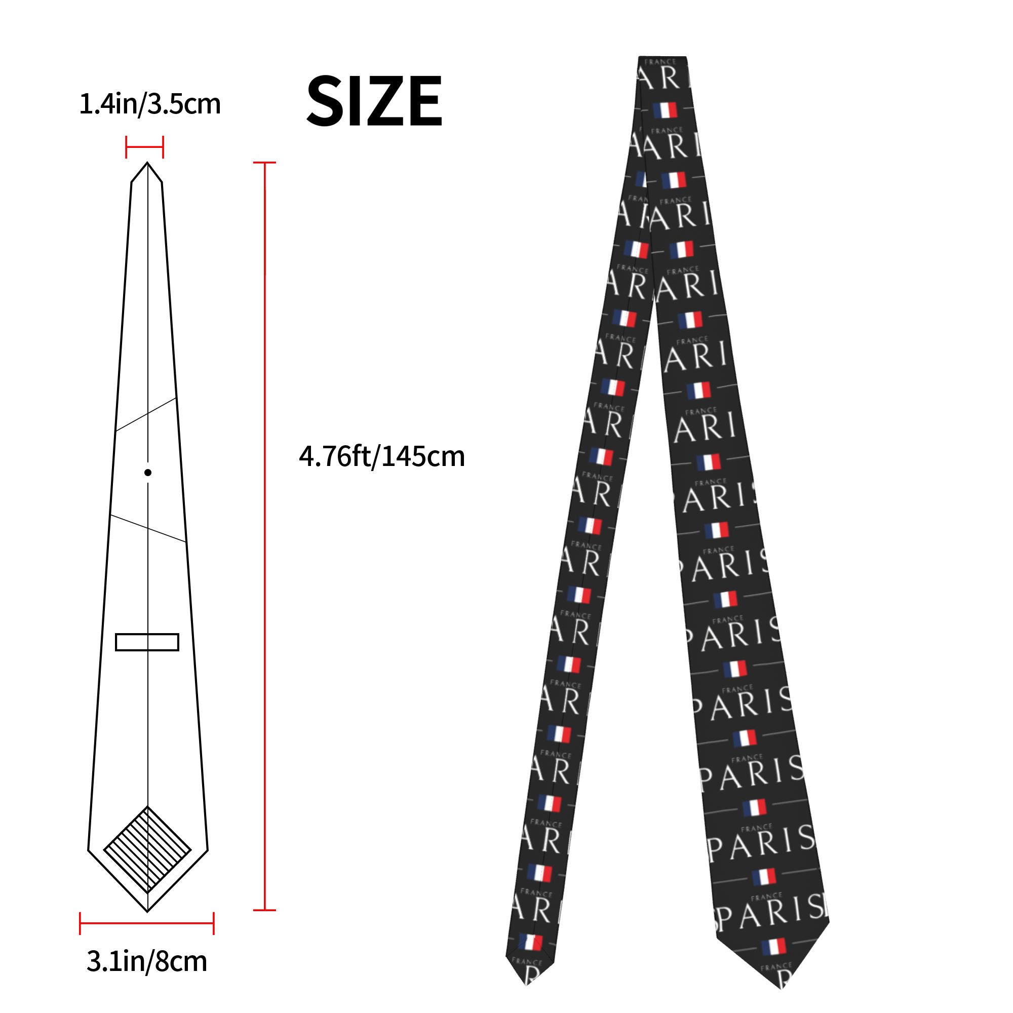 เนคไทพิมพ์ลายธงชาติฝรั่งเศสแบบ - Men'S Accessories Paris บทวิจารณ์และราคา