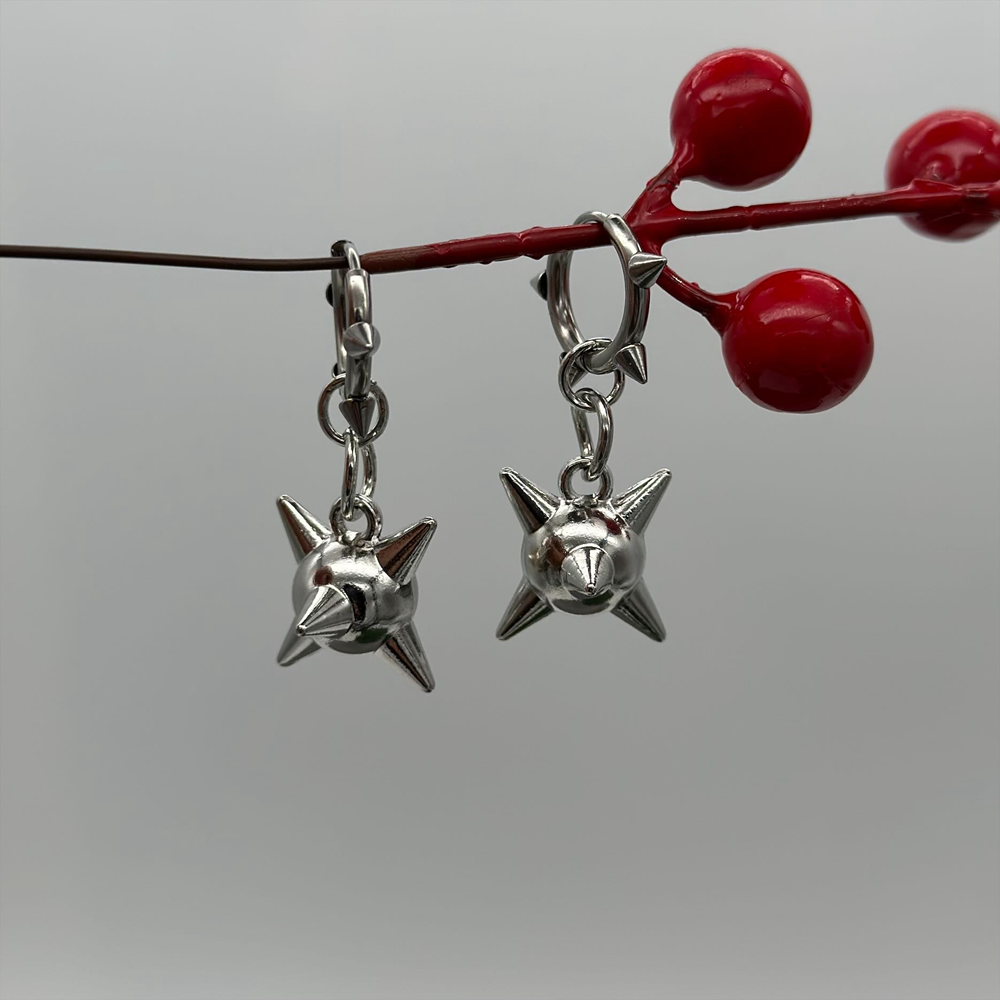 5 รูปแบบGothic Y2K Spiked Ball - Men Accessories Aesthetic บทวิจารณ์และราคา