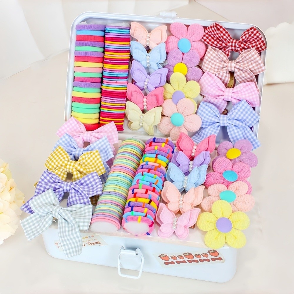 ชุดเครื่องประดับผมเด็กผู้หญิงส - Tie Clip Set บทวิจารณ์และราคา