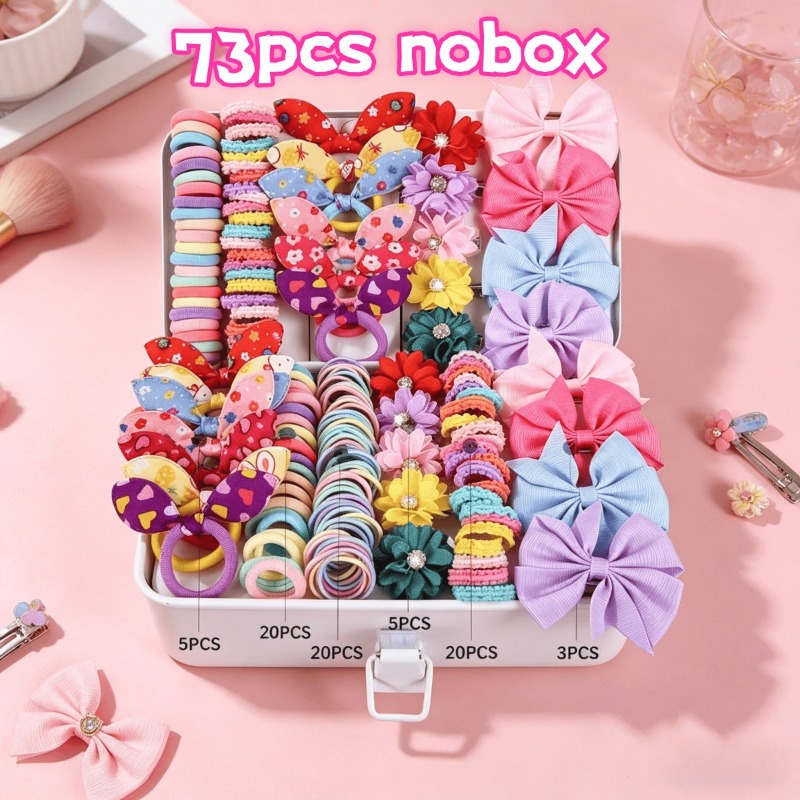 73 ชิ้น ชุดเครื่องประดับผมผ้าใ - Tie Clip Set บทวิจารณ์และราคา