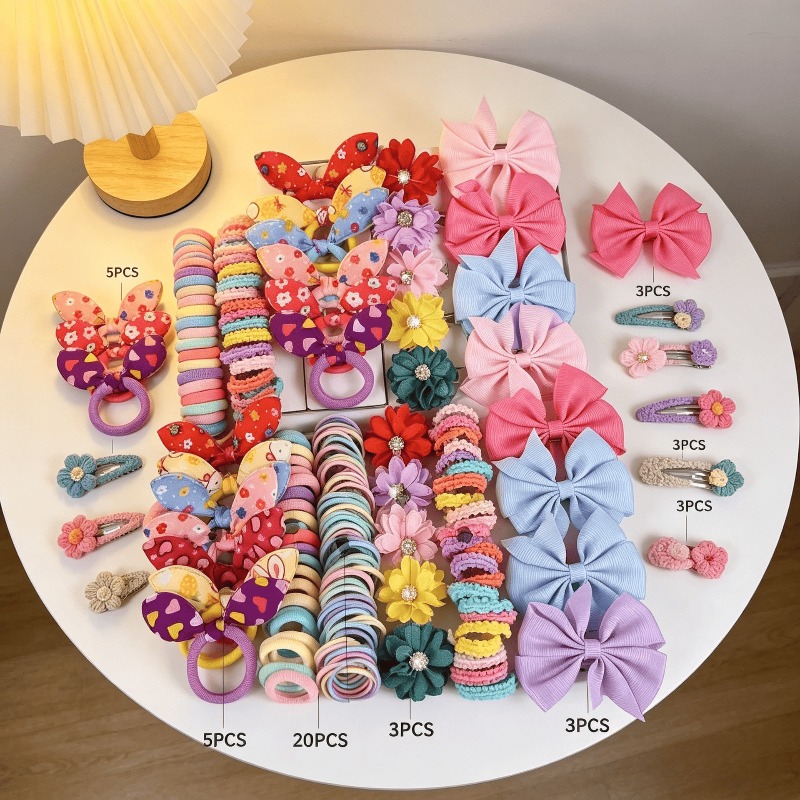 73 ชิ้น ชุดเครื่องประดับผมผ้าใ - Tie Clip Set บทวิจารณ์และราคา