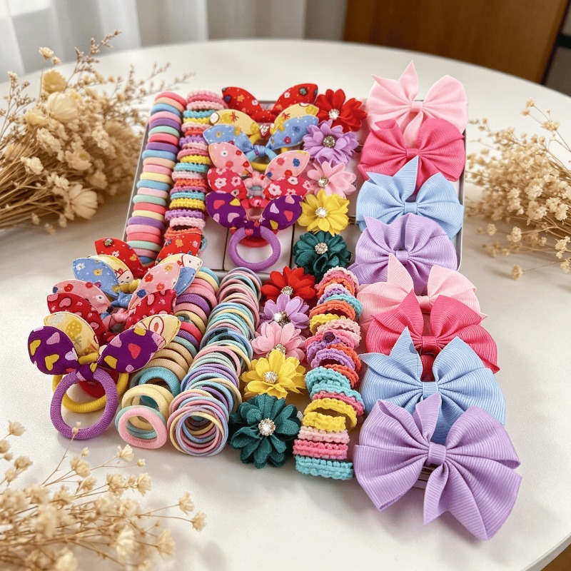 73 ชิ้น ชุดเครื่องประดับผมผ้าใ - Tie Clip Set บทวิจารณ์และราคา
