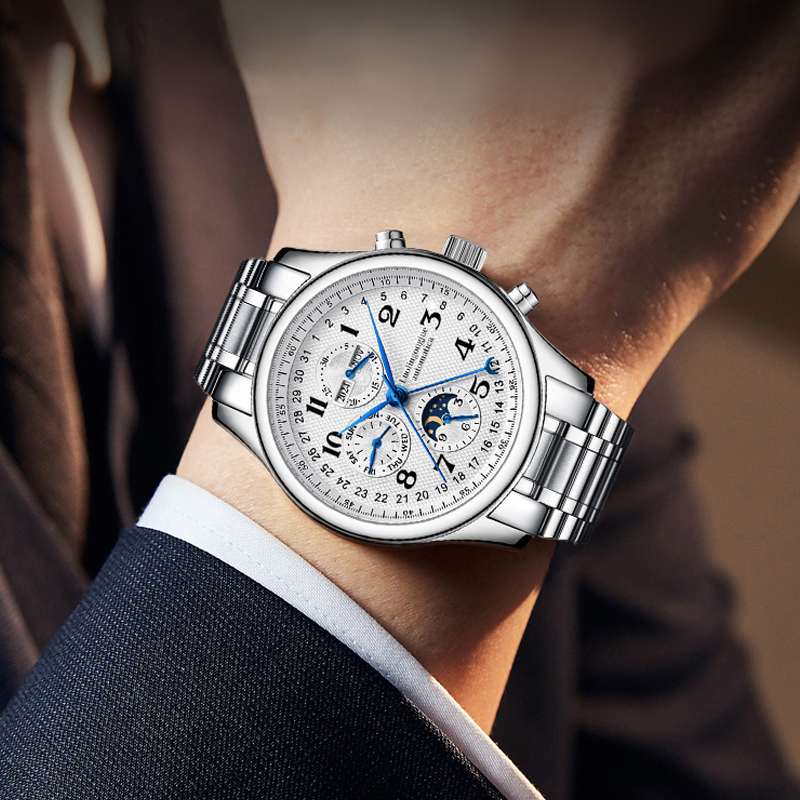 นาฬิกาจักรกลสำหรับนักธุรกิจระด - Men Accessories Aesthetic บทวิจารณ์และราคา