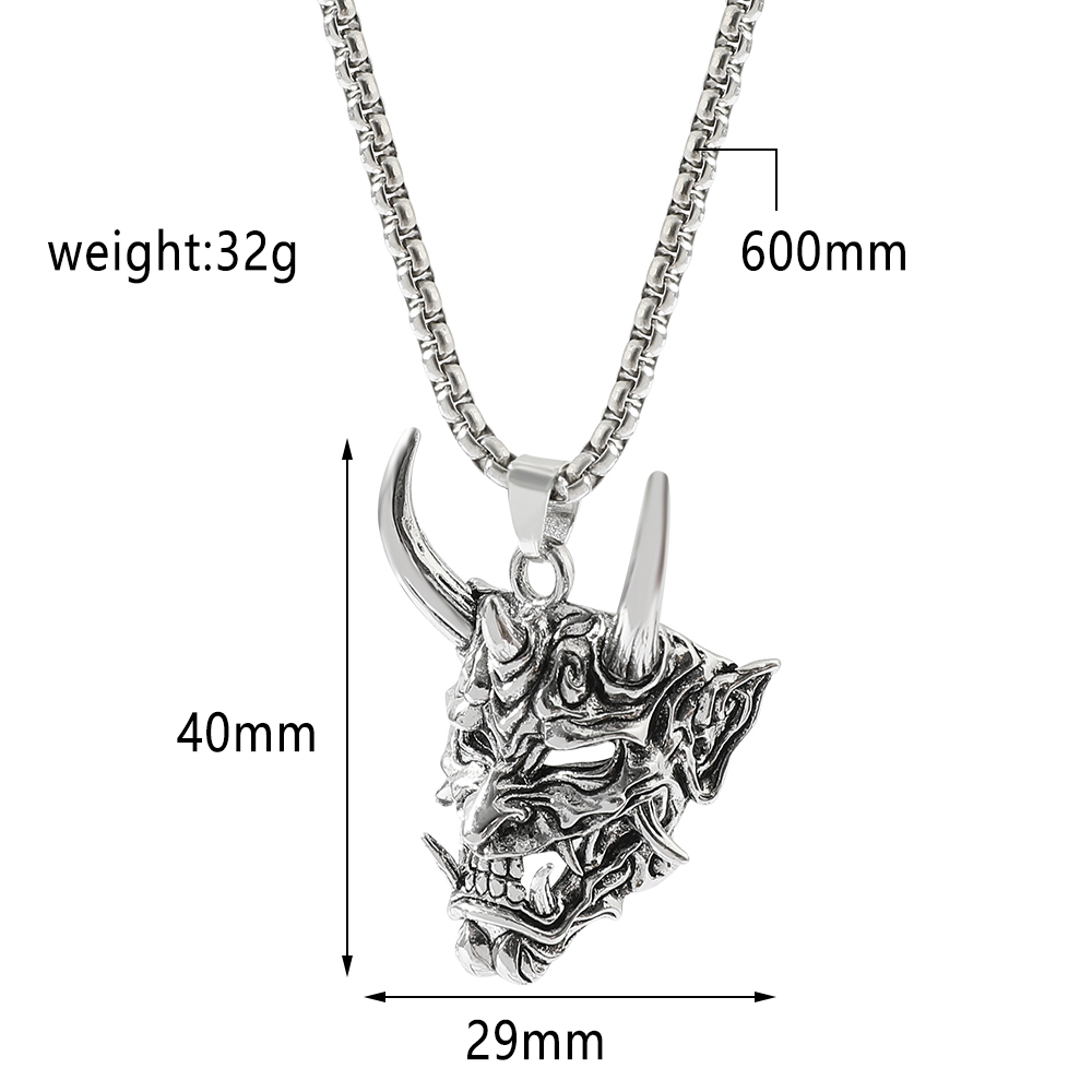 จี้สร้อยคอหน้ากากผี Rascal หล่ - Men Accessories Necklace บทวิจารณ์และราคา