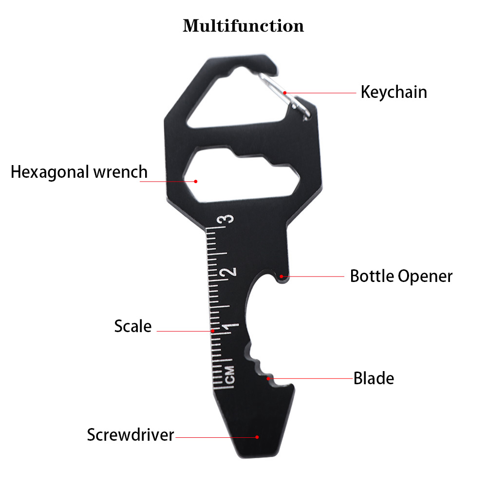 เครื่องมืออเนกประสงค์ 6 in 1 ไ - Keychain Multi Tool บทวิจารณ์และราคา