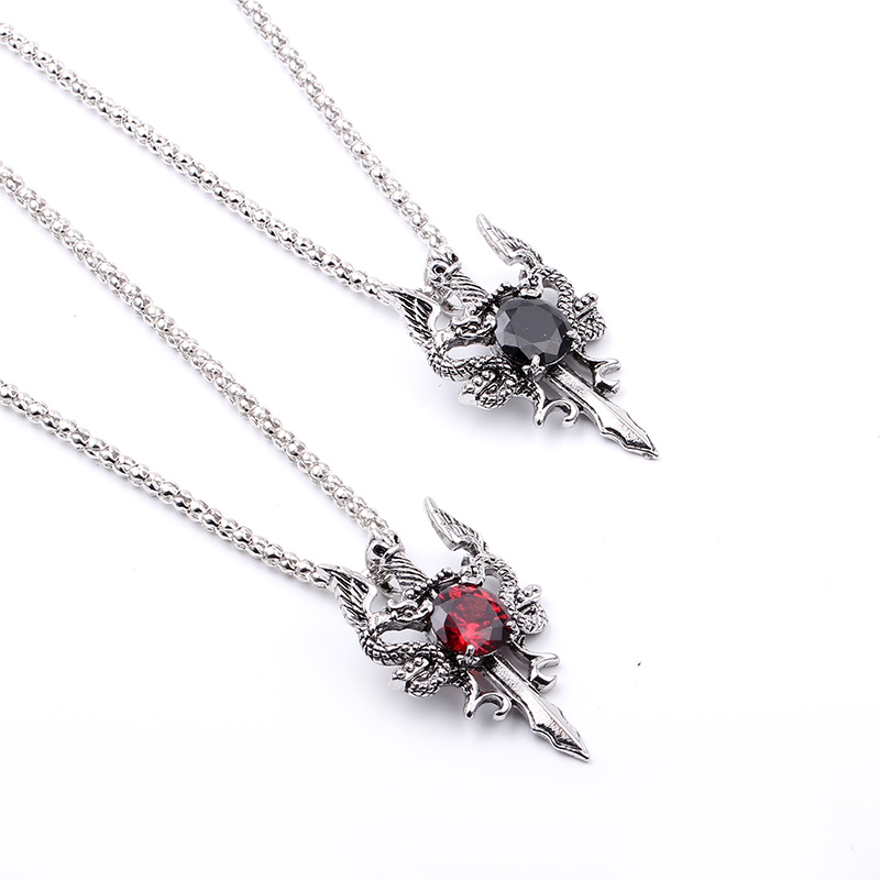 ดับเบิ้ลดราก้อน แบล็ค เจม ครอส - Men Accessories Necklace บทวิจารณ์และราคา