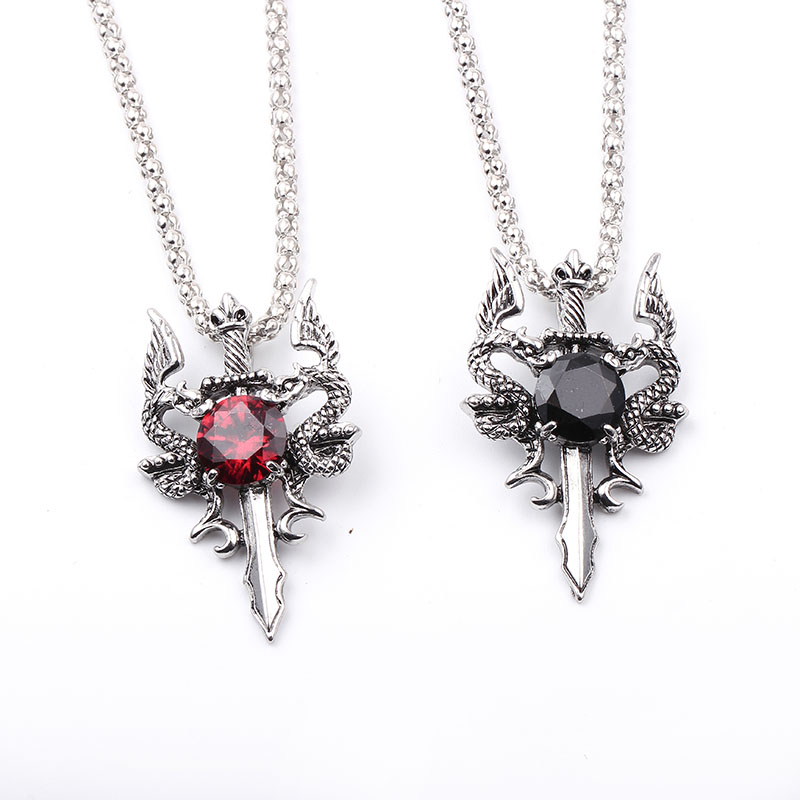 ดับเบิ้ลดราก้อน แบล็ค เจม ครอส - Men Accessories Necklace บทวิจารณ์และราคา