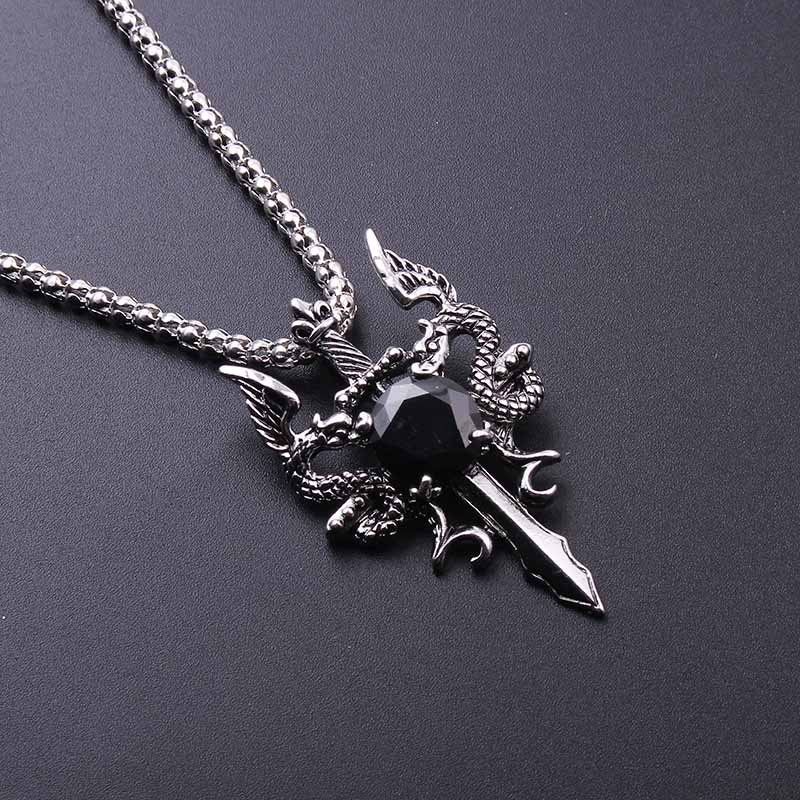 ดับเบิ้ลดราก้อน แบล็ค เจม ครอส - Men Accessories Necklace บทวิจารณ์และราคา