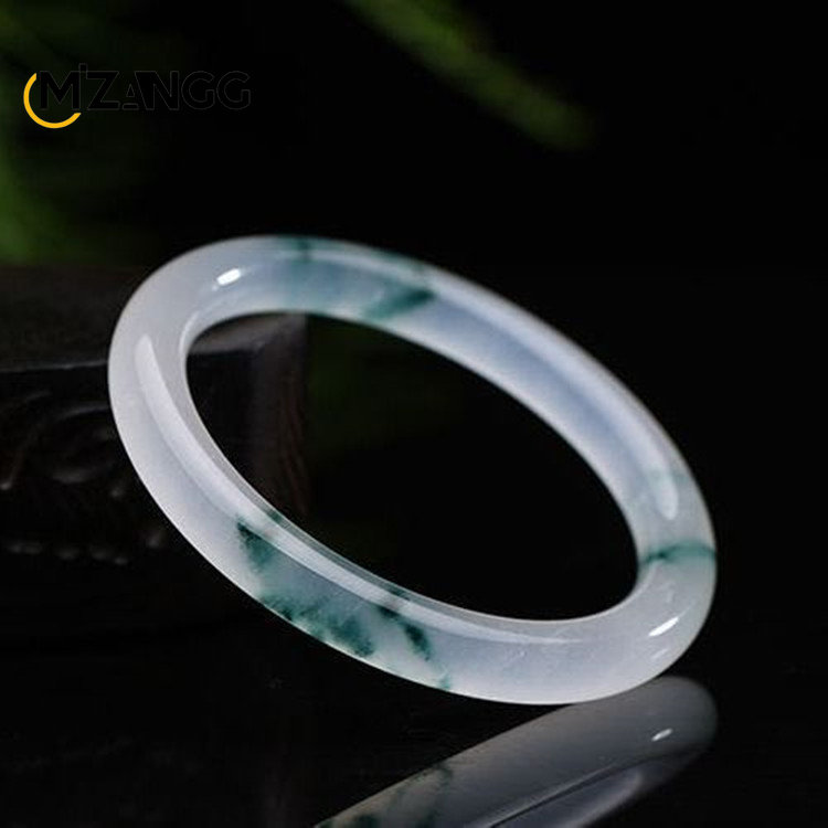 กำไลหยกสีเขียวธรรมชาติกำไลข้อม - Men Accessories For Hand บทวิจารณ์และราคา
