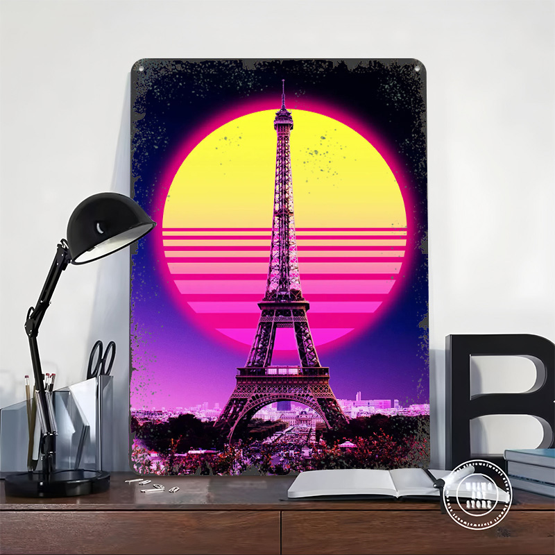 ป้ายโลหะตกแต่งผนังลายหอไอเฟล ป - Men'S Accessories Paris บทวิจารณ์และราคา