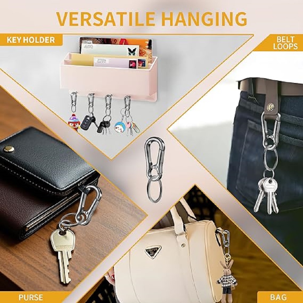 พวงกุญแจแบบคลิปโลหะผสม 6/12/20 - Men Accessories Bag บทวิจารณ์และราคา