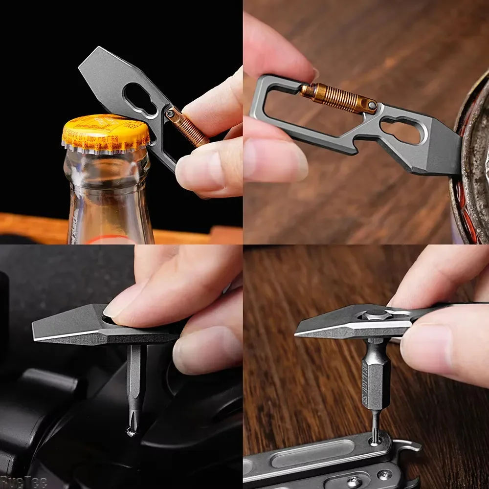 6 ซม.5-1 Multi-Function พวงกุญ - Keychain Multi Tool บทวิจารณ์และราคา